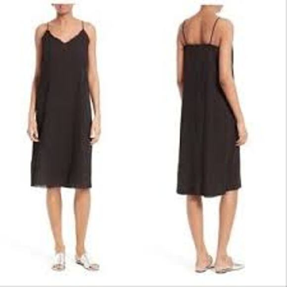 ATM Dresses & Skirts - ATM ANTHONY THOMAS MELILLO Gauze Camisole Slip Tank Midi Dress Black Revolve XS